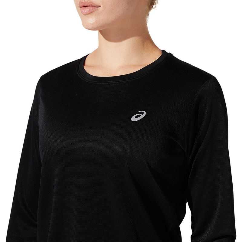 Polo-ASICS-Silver-LS-Top-Performance-Black-Mujer---3
