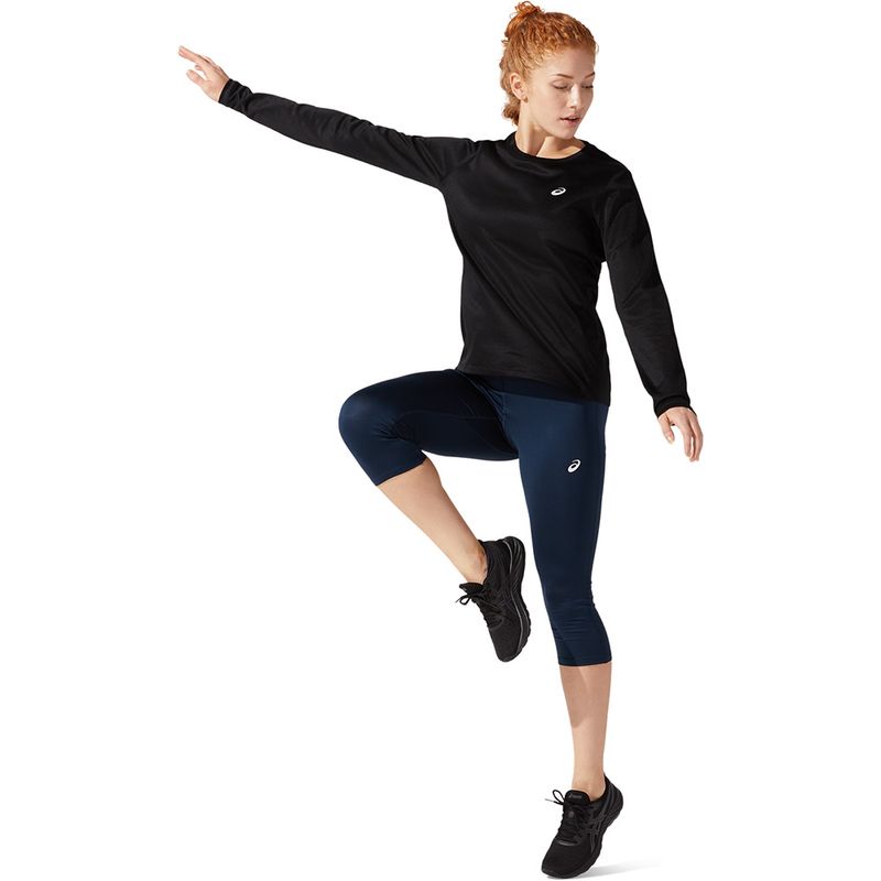 Polo-ASICS-Silver-LS-Top-Performance-Black-Mujer---4