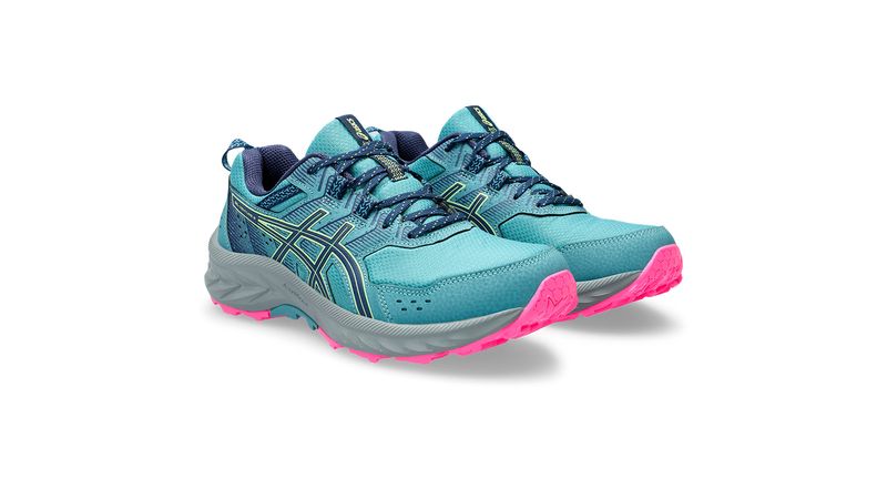 Zapatillas ASICS GEL Venture 9 Gris Blue Deep Ocean Mujer ASICS