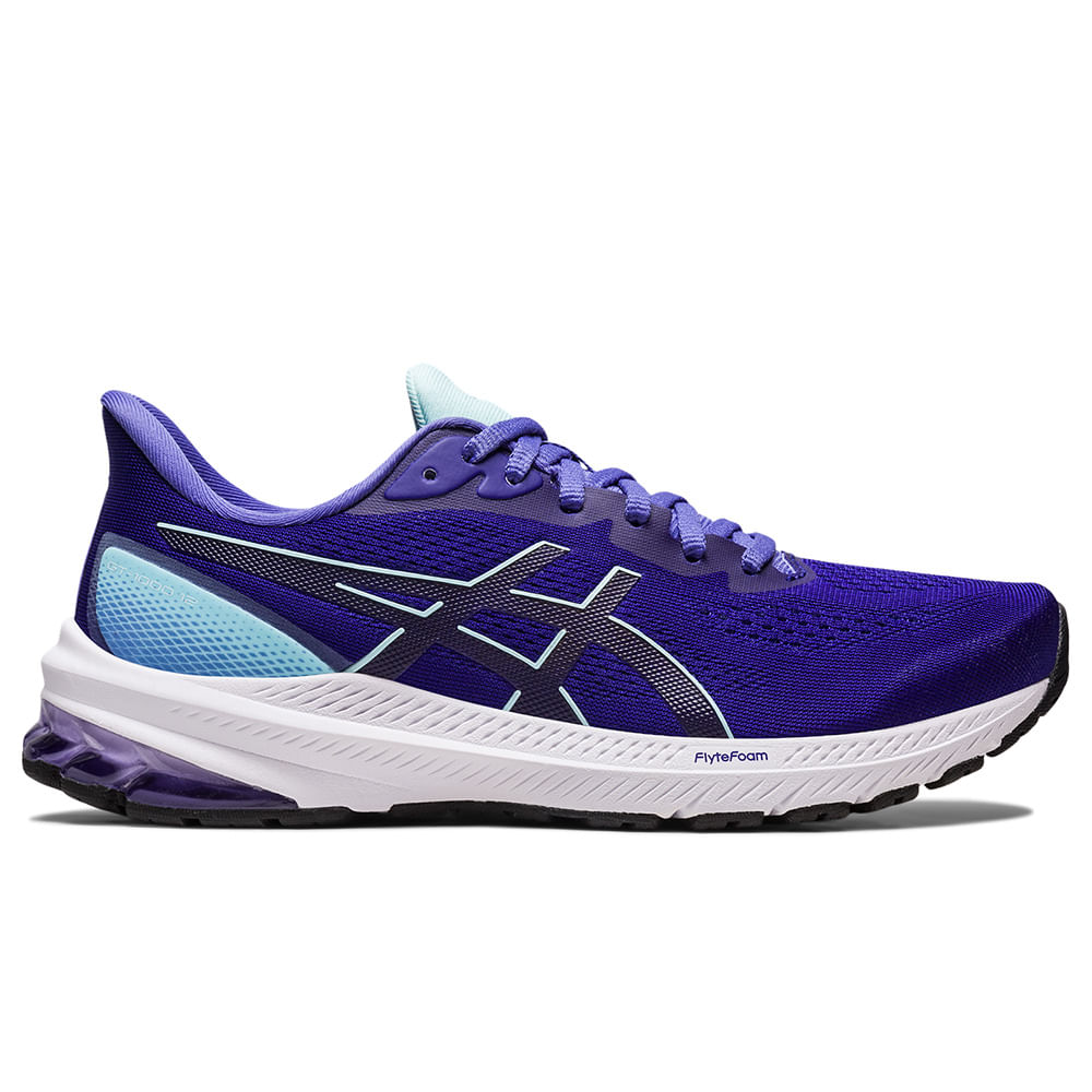 Zapatillas ASICS Gt 1000 12 Eggplant Aquamarine Mujer