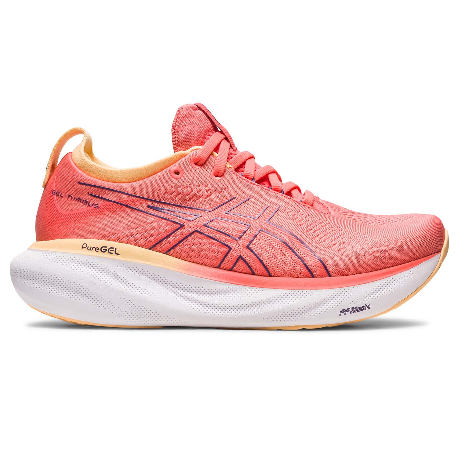 Zapatillas ASICS GEL Nimbus 25 Papaya Dusty Purple Mujer