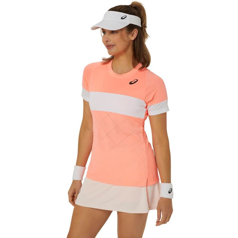 Polo-ASICS-Sun-Coral-Coral-Mujer---2