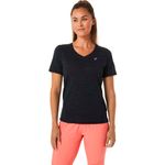 Polo-ASICS-Race-V-Neck-Ss-Top-Performance-Black-Grey-Mujer---1