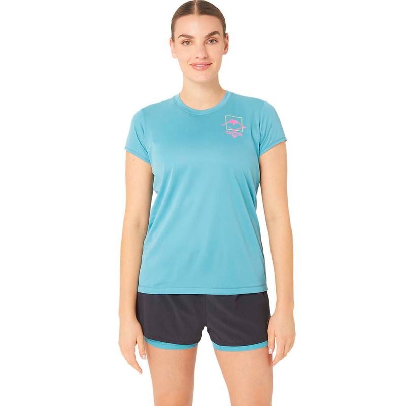 Polo-ASICS-Fujitrail-Logo-Ss-Top-W-Gris-Blue-Mujer---1