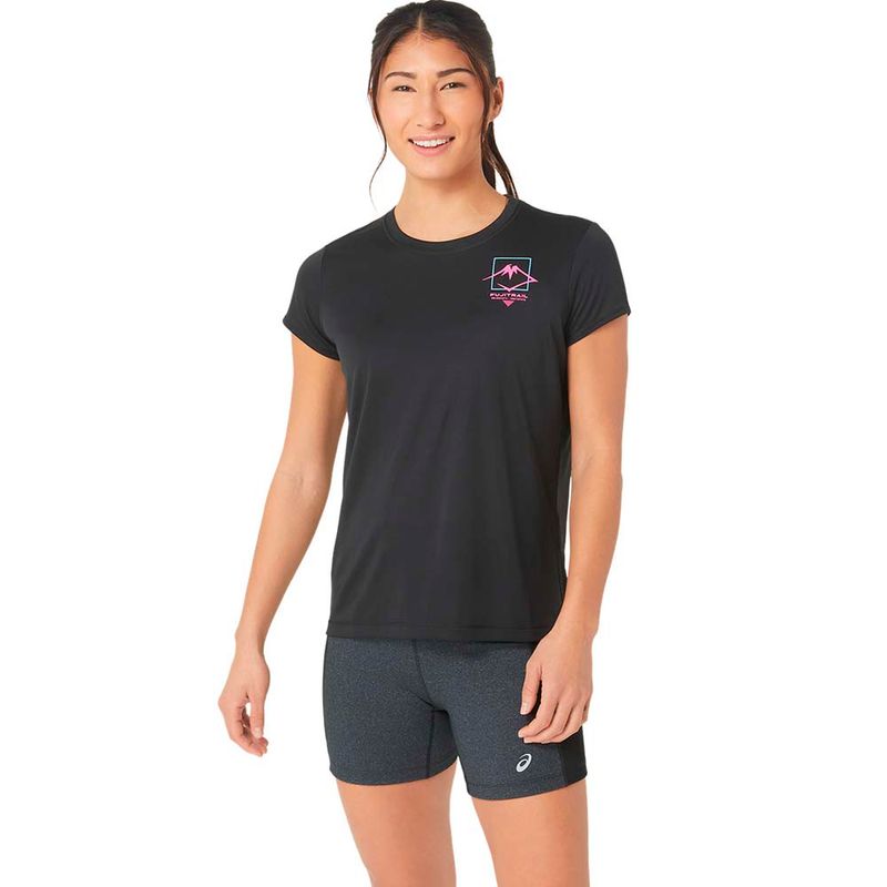Polo-ASICS-Fujitrail-Logo-Ss-Top-W-Black-Mujer---0