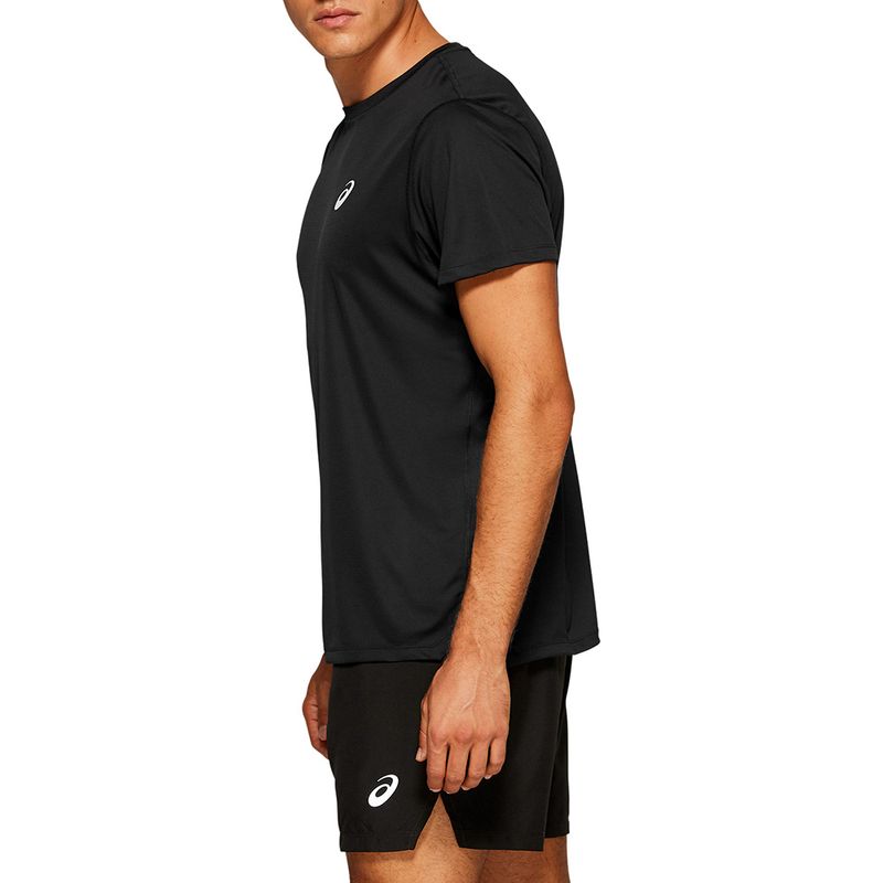 Polo-ASICS-Silver-SS-Top-Black-Hombre---2