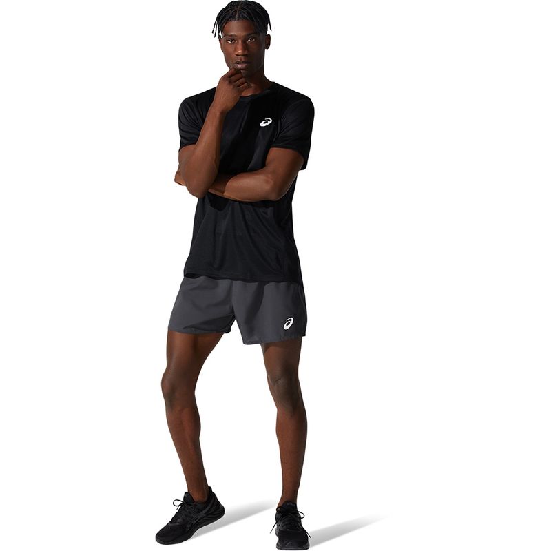 Polo-ASICS-Silver-SS-Top-Black-Hombre---5
