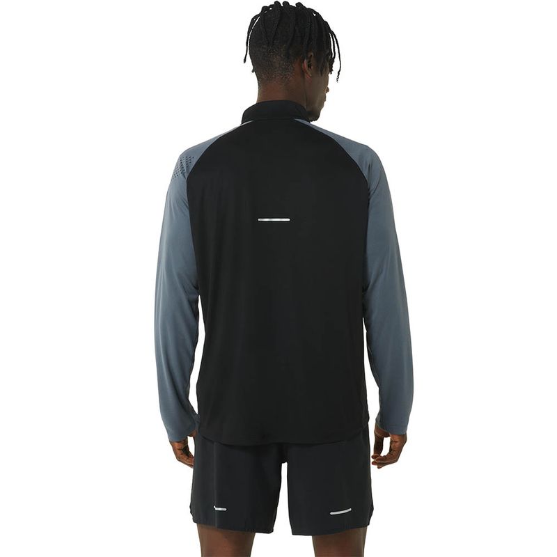 Polo-ASICS-Icon-1-2-Zip-Ls-Top-Black-Carrier-Grey-Hombre---1