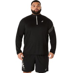 Casaca ASICS Icon Ls 1/2 Zip Performance Black Hombre
