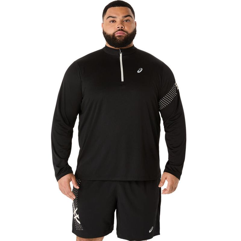 Casaca-ASICS-Icon-Ls-1-2-Zip-Performance-Black-Hombre---0