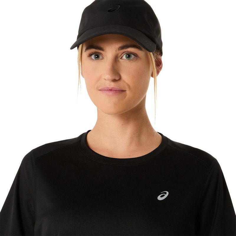 Polo-ASICS-Silver-Ss-Top-Performance-Black-Mujer---3