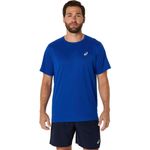 Polo-ASICS-Silver-Ss-Top-ASICS-Blue-Hombre---0