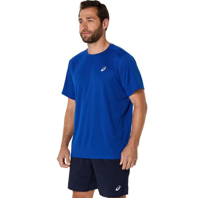 Polo-ASICS-Silver-Ss-Top-ASICS-Blue-Hombre---2