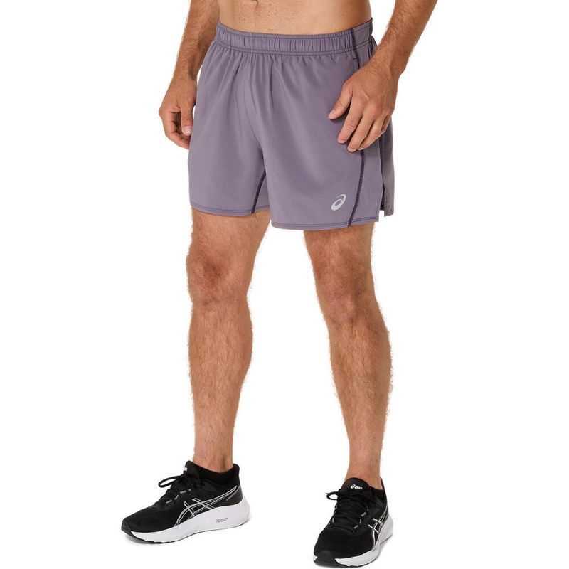 Short ASICS Silver De 5 Pulgadas Short Lavender Grey Hombre - 2