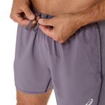 Short ASICS Silver De 5 Pulgadas Short Lavender Grey Hombre - 3