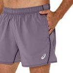 Short ASICS Silver De 5 Pulgadas Short Lavender Grey Hombre - 4