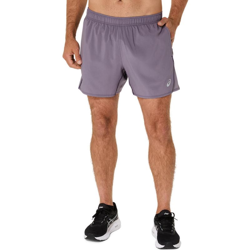 Short ASICS Silver De 5 Pulgadas Short Lavender Grey Hombre - 0