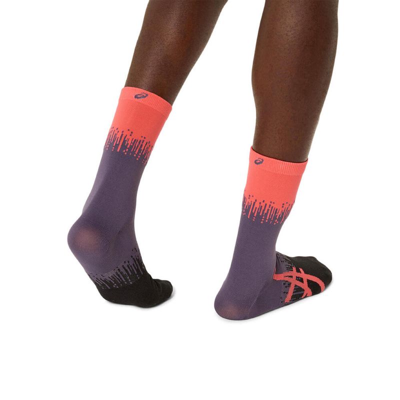 Medias-ASICS-Light-Mesh-Crew-Greyish-Purple-Performance-Black-Unisex---3