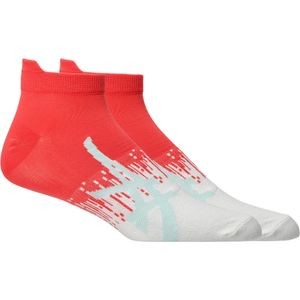 Medias ASICS Light Mesh Ankle Socks Coral Reef/Brilliant White Unisex