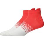 Medias ASICS Light Mesh Ankle Socks Coral Reef/Brilliant White Unisex - 1