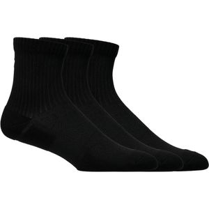 Medias ASICS Practice Quarter 3P Performance Black Unisex