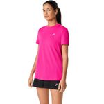 Polo ASICS Court Short Sleeve Top Pink Rave Mujer - 2