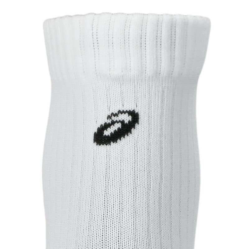 Medias ASICS Practice Quarter 3P Brilliant White Unisex - 2