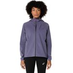 Casaca ASICS Metarun Waterproof Jacket Greyish Purple Mujer - 0