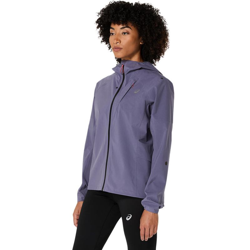 Casaca ASICS Metarun Waterproof Jacket Greyish Purple Mujer - 2