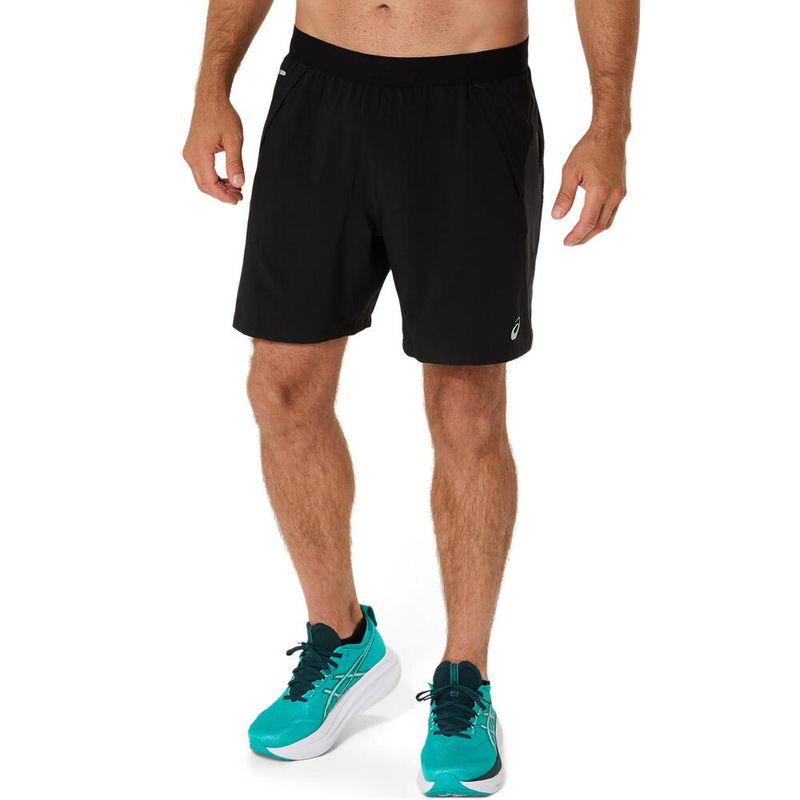 Short ASICS Road 7In Short Performance Black/Graphite Grey Hombre - 0