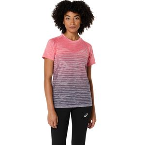 Polo ASICS Seamless Ss Top Coral Reef/Greyish Purple Mujer