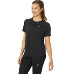 Top ASICS Road SS Black Mujer - 2