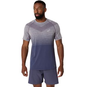 Polo ASICS Seamless Ss Top Lavender Grey/Indigo Fog Hombre