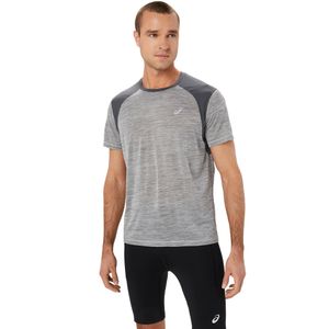 Polo ASICS Road Ss Top Piedmont Grey/Dark Grey Hombre
