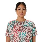 Polo ASICS Road All Over Print Ss Top Birch Mujer - 2