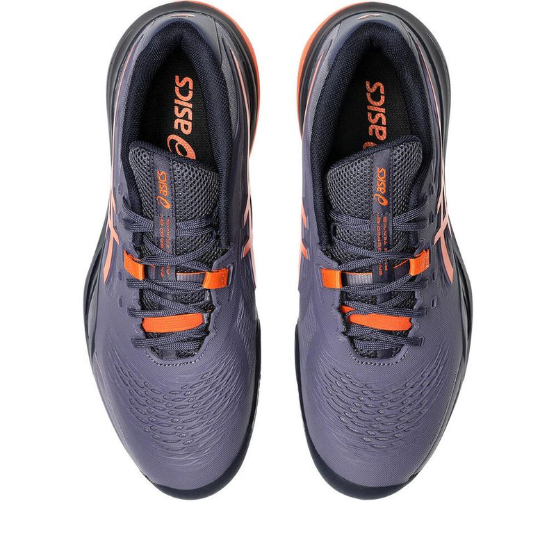 Zapatilla-ASICS-GEL-Resolution-X-Clay-Greyish-Purple-Nova-Orange-Hombre---3