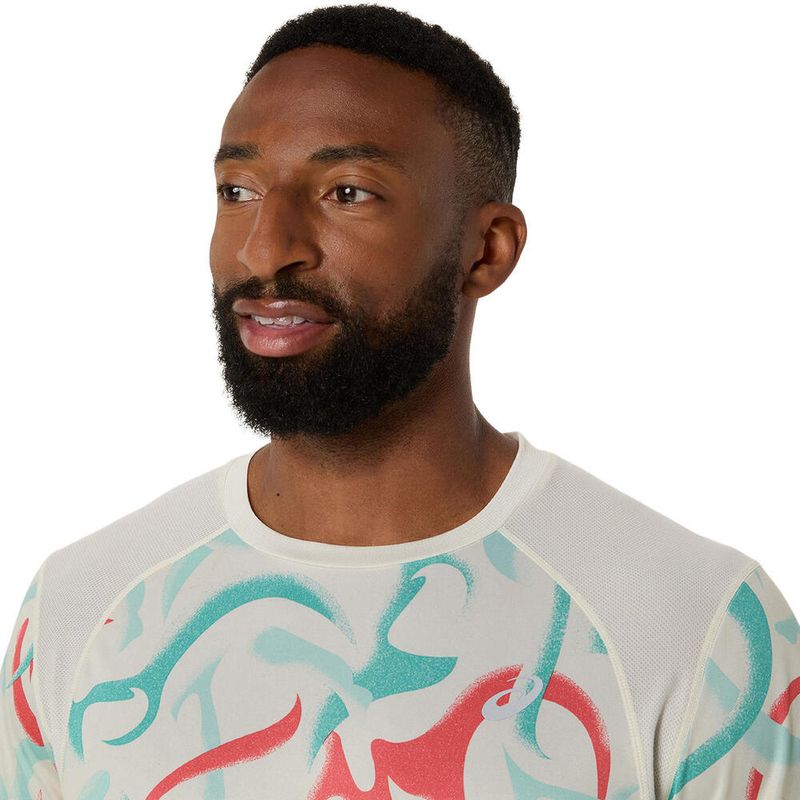Polo-ASICS-Road-All-Over-Print-Ss-Top-Birch-Hombre---3