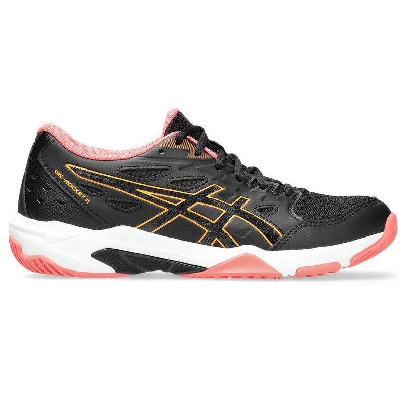 Zapatilla-ASICS-GEL-Rocket-11-Black-Orange-Pop-Mujer---0