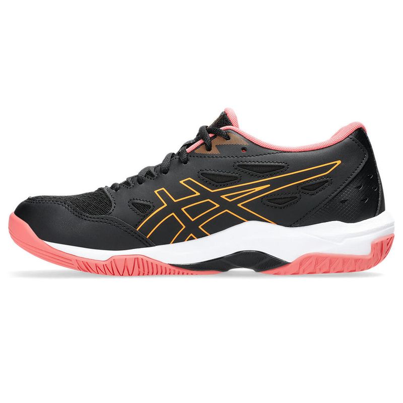 Zapatilla-ASICS-GEL-Rocket-11-Black-Orange-Pop-Mujer---1