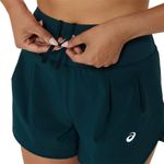 Short ASICS Road 3-5In Short Saxon Green Mujer - 3