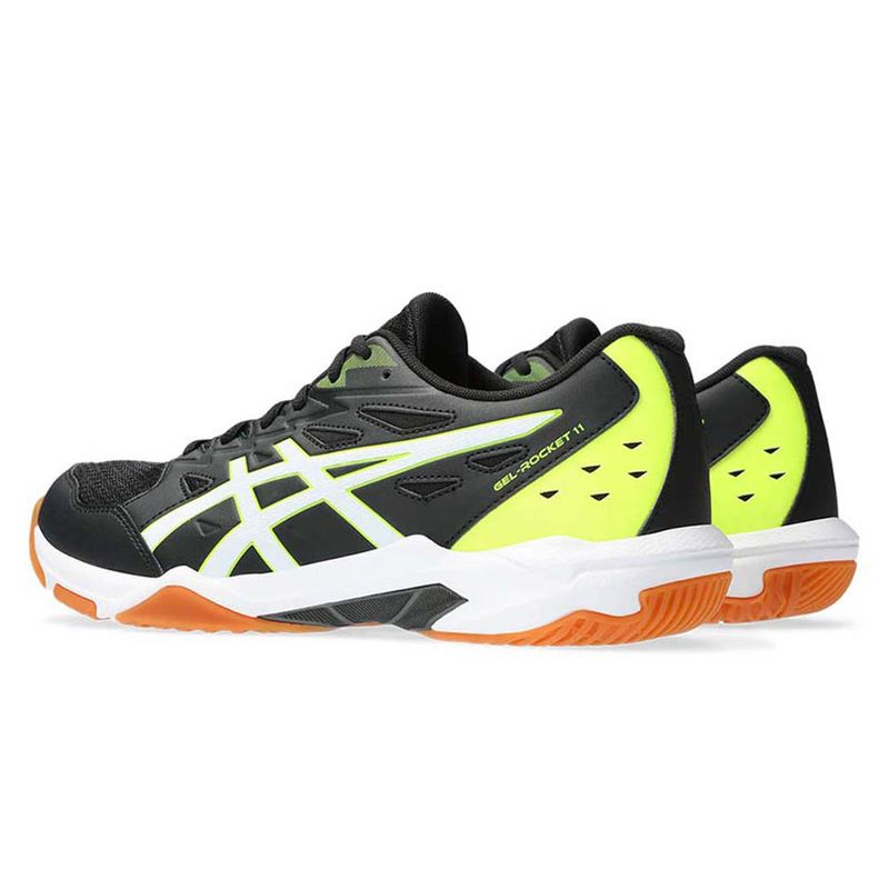 Zapatillas-ASICS-GEL-Rocket-11-Black-White-Hombre---3