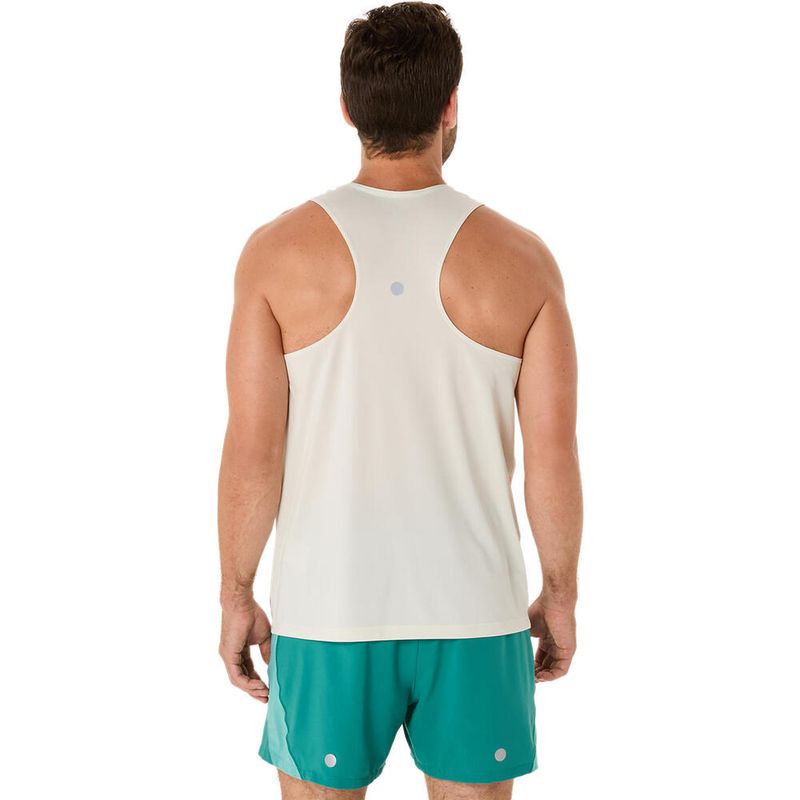 Bividi ASICS Road All Over Print Singlet Birch Hombre - 1