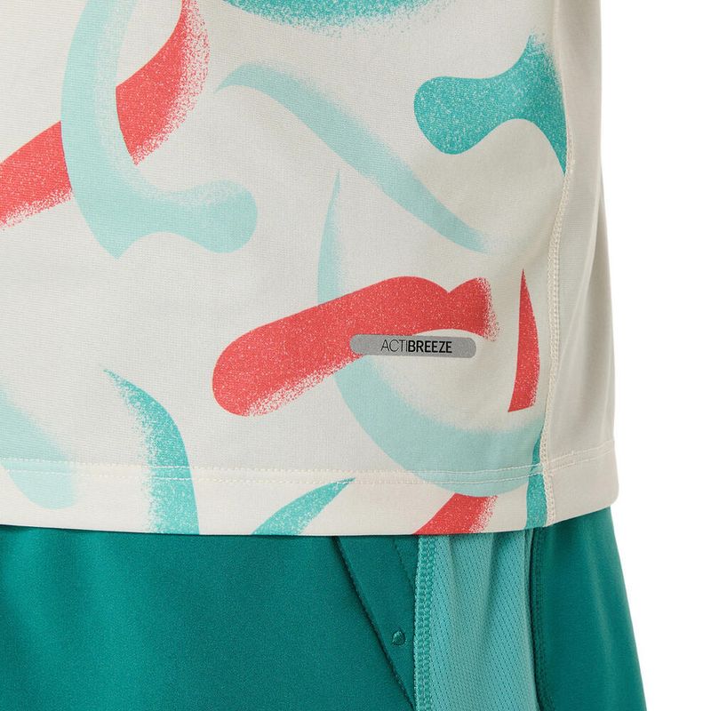 Bividi ASICS Road All Over Print Singlet Birch Hombre - 3