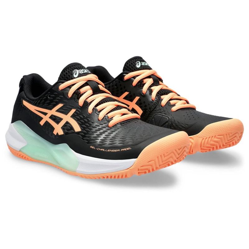 Zapatillas-ASICS-GEL-Challenger-14-Padel-Black-Bright-Sunstone-Mujer---1