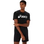 Polo ASICS Graphic Tee Performance Black Hombre - 1