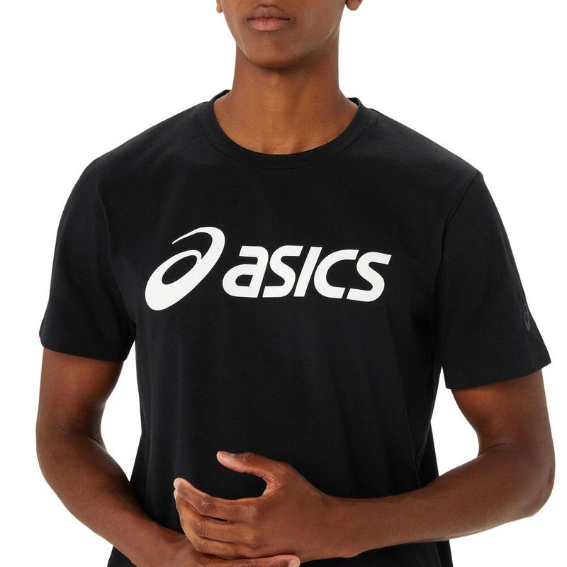 Polo ASICS Graphic Tee Performance Black Hombre - 3