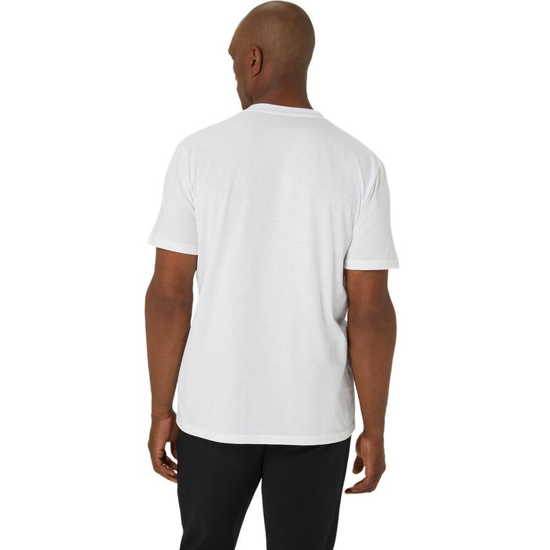 Polo ASICS Graphic Tee Brilliant White Hombre - 1