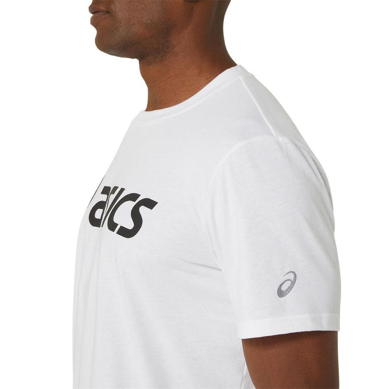 Polo ASICS Graphic Tee Brilliant White Hombre - 3
