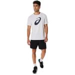 Polo ASICS Spiral Logo Graphic Cotton Blend Tee Brilliant White Hombre - 3