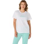 Polo ASICS Training Core Logo Tee Brilliant White Mujer - 0